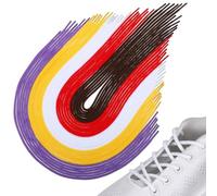CANIGHT 30 Pezzi Lacci Rotondi Colorati in Poliestere per Scarpe Sportive e Sneakers, Accessorio Morbido e Resistente per Creare il Tuo Stile Sportivo Colore Casuale
