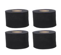CANIGHT 4 Pezzi di Carta Nera Usa e Getta per Protezione Collo da Barbiere Buona Elasticità per Taglio Chioma e Asciugatura Sotto Casco