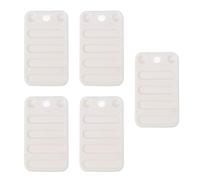 CANIGHT 5 Pezzi Cunei Livellatori in Plastica Bianchi per Mobili Funzione Bilanciamento e Aumento Altezza, Accessori per Gambe di Divani e Letti per Uso Domestico e Bagno