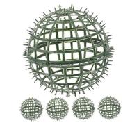 CANIGHT 5 Pezzi Supporto Palline Artificiale Cornice per Topiaria Mensola per Composizioni Floreali Robusto Contenitore Giardino