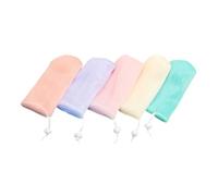 CANIGHT 5pezzi Borse Da Sapone Rete Per Viaggio Sacchetti Esfolianti Per Sapone Bar Design Con Corda Per Doccia e Della Variati Arancione