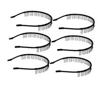 CANIGHT 6 Pezzi Fasce Per Pettine Per Denti Unisex Copricapo Sportivo Per Donne Uomini Giovani Adulto Ragazzo Ragazza Ragazzo Ragazza