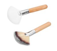 CANIGHT 6 Pezzi Pennello Per Cipria In Polvere Libera Pennello Per Trucco Pennello Per Maschera A Ventaglio Pennello Per Fondotinta Pennelli Per Il Viso Pennelli Per Maschera A Ventaglio