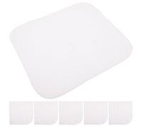 CANIGHT 6 Pezzi Tessuto di Cotone Bianco per Filtraggio Alimentare, Garze Riutilizzabili per Preparazione Chef, Spremitura Succo e Cottura a Vapore