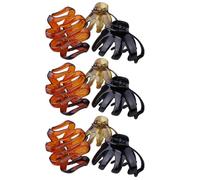 CANIGHT Accessori per Chioma Antiscivolo in Plastica, 9 Pezzi di Fermagli a Forma di Polpo e Artigli di Squalo, per Acconciature Sportive e Uso Giornaliero