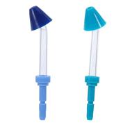 CANIGHT Accessori per irrigatore, set da 2 ugelli in ABS e vetro, testine per pulizia dentale e nasale, destinati a uso professionale e mantenimento dell'igiene