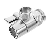 CANIGHT Adattatore in Rame e Abs 1 in 2 Out per Rubinetto Lavatrice Design Antiscivolo Facile da Installare per Tubo Carico Acqua Lavatrice