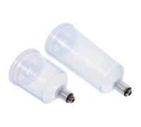 CANIGHT Bottiglie di Vernice per Aerografo 20ml e 40ml 2 Pezzi in Plastica e Metallo Facili da Trasportare Compatibili Aerografi a Sifone e Alimentazione Inferiore