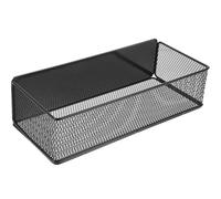 CANIGHT Cestino Magnetico Portaoggetti Ripiano Magnetico Laterale in Ferro Nero per Frigorifero, Organizer da Cucina per Spezie e Piccoli Accessori, Installazione senza Fori