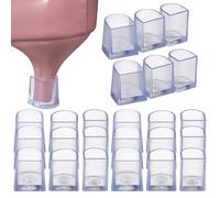 CANIGHT Copertura Protettiva 12 Paia in Pvc Trasparente per Tacchi Alti Antiscivolo Facile da Applicare Protezione da Crepe e Ostacoli per Tacchi Donna