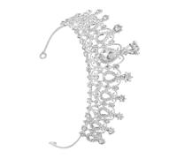 CANIGHT Coroncina Elegante Per Ragazze Con Strass Tiara Per Compleanni e Matrimonio Accessori Per Cerimonie e Spettacoli Design Raffinato e Lucente Adatta Per Piccole Principesse