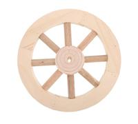CANIGHT Decorazione di Ruote in Legno retrò Arredamento della Parete Domestica estetica della Decorazione della Parete Ruota Decorativa in Legno Decorazione a Parete di Legno Beige