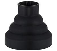 CANIGHT Diffusore per Chioma Ricci in Silicone Nero, e Pieghevole, Accessorio per Asciugacapelli da Viaggio, Adatto per Uso Domestico e Salone Professionale
