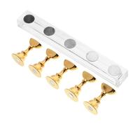CANIGHT Espositore Da Tavolo Con Base A Scacchiera Per Nail Art 5 Pezzi Per Set Manicure Da Uomo