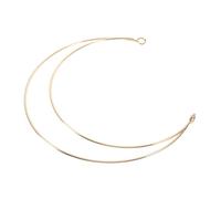 CANIGHT Fascia da Dea Corona D'oro in Ottone Riutilizzabile per Halloween Cosplay e Feste, Design Unico e Lussuoso per Accessorio Chioma Elegante