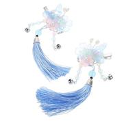 CANIGHT Forcina Per Stile Antico Fermaglio Fiori Cinesi Nappa Farfalla Artigianato in Lega Plastica Nylon Accessori Eleganti Per Donne Adolescenti