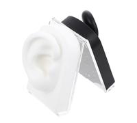 CANIGHT Orecchio in Silicone per Pratica Piercing e Esposizione Orecchini, Leggero e Facile da Trasportare, Set da 1 per Vetrine e Allenamento Pulizia Orecchio