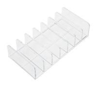 CANIGHT Organizer Cosmetici per Riporre e Separare Prodotti 7 Scomparti a Griglia in Plastica Multiuso e Salvaspazio per Palette di Ombretti e Pennelli il Make-up