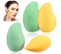 CANIGHT Piumini Da Cipria A Forma Di Mango Piumini Da Trucco Per Fondotinta Forniture Per Trucco Cosmetici Per Viso Strumenti Cosmetici Per Ragazze Del Viso