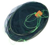 CANIGHT Rete da Pesca Portatile in Nylon e Acciaio per Cattura Aragosta e Gamberetti, Compatta e Pieghevole per Pesca in Darsena e Stagno
