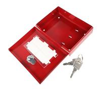 CANIGHT Scatola Portachiavi da Parete in Ferro Rosso per Emergenze Chiusura di Sicurezza e Installazione Facile, per Finestre e Armadi Estintori in Scenari di Emergenza