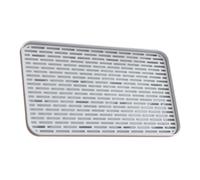 CANIGHT Scolapiatti Doppio Strato Grande Bianco in Plastica Vassoio per Raccolta Gocce, Tappetino Drenante Multifunzionale, per Cucina e Lavello Riutilizzabile