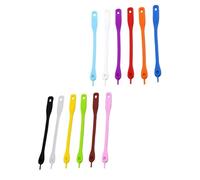 CANIGHT Segna Bicchieri in Silicone Riutilizzabile 12 Pezzi Design Perforato Facile da Applicare e Rimuovere per Feste Cocktail e Convivialità Colore Casuale