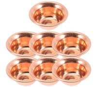 CANIGHT Set 7 Pezzi Ciotole Sacre Tibetane in Rame per Offerte e Meditazione, Accessori Buddisti Multifunzionali per Eventi e Yoga Spirituale