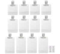 CANIGHT Set di Flaconi da Viaggio in Pel Ricaricabili 30ml 50ml 100ml per Dosaggio Gel Doccia e Lozione Pratici e Portatili per Viaggio e Uso Quotidiano