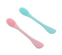 CANIGHT Spazzola in Silicone Per Pulizia Viso E Massaggio Set Da 2 Pezzi Facilita Circolazione Sanguigna E Assorbimento Prodotti Cura Pelle