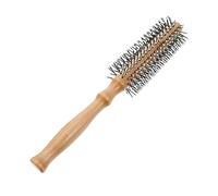 CANIGHT Spazzola Per Chioma Rotonda in Legno Pettine Styling Dei Chioma Manico in Legno Pettine Rotante Per Uso Domestico