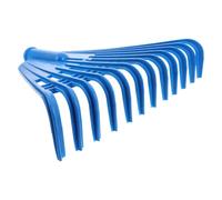 CANIGHT Strumento da Giardino in Pp Blu 12 Denti Ampio per Foglie e Spargimento Granaglie la Cura delle Aiule e Giardinaggio