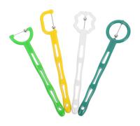CANIGHT Strumento di Allenamento in Acciaio Inossidabile e Plastica 4 Pezzi per Esercizi Muscolari Orali e Miglioramento della Pronuncia la Punta della Lingua in Terapia del Linguaggio