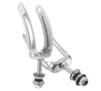 CANIGHT Supporto Forcella Ruota Anteriore Leggerezza e Stabilità Elevate in Acciaio Zincato 1 Paio per Sedia a Rotelle Manuale ed Elettrica