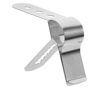 CANIGHT Supporto per Termometro a Bastoncino in Acciaio Inox 304, Clip per Sonda Temperatura Design Multiforo, per Carne e Cottura in Cucina Domestica