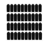 CANIGHT Tappi in Gomma per Cerchietti da 7mm 200 Accessori Versatili Nero Protettivi per Cute per Chioma Cerchietti Fai-da-te