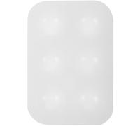 CANIGHT Tavolozza per Pittura in Silicone Bianco Leggera 6 Scomparti, Riutilizzabile e Facile da Pulire per Artisti e Pittori Fai da Te