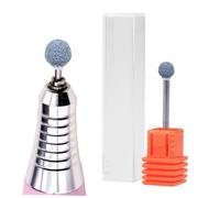 CANIGHT Testina per Punta Unghie in Quarzo Om27 Argento per Manicure Professionale Rimozione Gel e Lucidatura Unghie