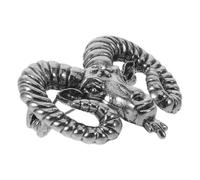 CANIGHT Vintage Ram Head Brooch in Alloy Slip-resistant Men S Suit Lapel Pin Elegant Retro Sheep Skull Design For Blazer And Formal Accessories Secure Fit Party Costume Pin