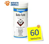 Canina Biotin Forte 30 / 60 / 120 Tavolette per Cani - Migliora pelo e cute