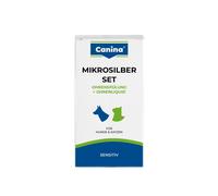 Canina Mikrosilber SET (Detergente per orecchie & Liquido) 150ml