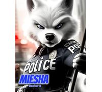 Canine Heroes Notebook - Miesha -WIDE RULE Paper (120 pages): A wide rule notebook with Miesha from Canine Heroes on the cover - 120 pages (20 with watermark)