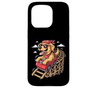 Canine Roller Coaster Dog Riding Parco a tema divertimenti Custodia per iPhone 15 Pro