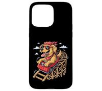 Canine Roller Coaster Dog Riding Parco a tema divertimenti Custodia per iPhone 15 Pro Max
