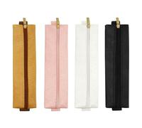 CANIPHA 4 pezzi Portapenne con passante per quaderno, custodia elastica per penna regolabile Portapenne in pelle, portapenne con fascia per quaderno, diario, pianificatore, raccoglitore, forniture