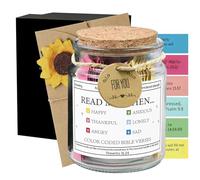 CANIPHA Bibbia Verse Jar, Read Me When Bible Verses Jar the Hope Bible, con 90 Scritture da colorare, in un versi per emozioni e sentimenti, regali cristiani (una busta)