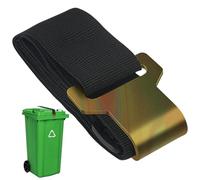 CANIPHA Chiusure per bidoni della spazzatura per animali,Chiusura per bidoni della spazzatura facilmente regolabile per animali,Chiusura a prova di orso per il coperchio del bidone,Trash Can Locks