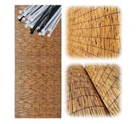 Canisse Roseau - Recinzione privacy in bambù, 1,5 m x 5 m, divisorio per esterni, giardino, balcone, antivento, per la privacy del cortile e del cortile (A1, 115 x 350 cm)