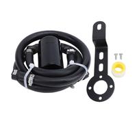 Canister di raccolta olio da 3 once con filtro a maglia fine, kit serbatoio separatore aria-olio con tubi e staffe per motori Silverado 1500 5.3L 6.2L 2014-2018