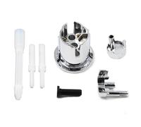 CANJPTON Compatibile con D2D cassetta di scarico Pulsante doppio per lavello, nuovo stile D2D, doppio risciacquo, mezzaluna, portata corta pulsante WC 822043001 AH0001800R